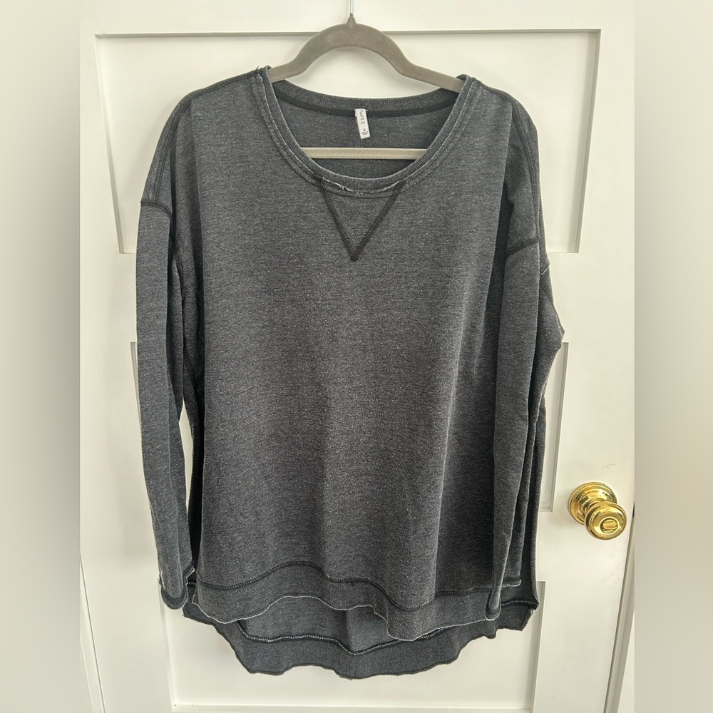 Z Supply Modern Weekender French terry top size small